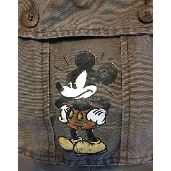 Disney Other - Men's Disney Store Angry Mickey Mouse Brown Cargo Shorts Size 38